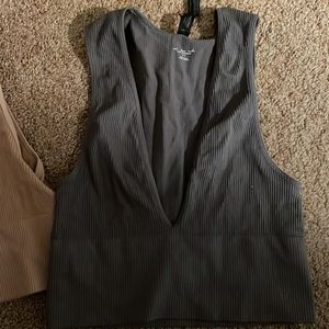 Urban Outfitters- Out from under Hailey Seamless Plunging Bra Top - OuterBanks